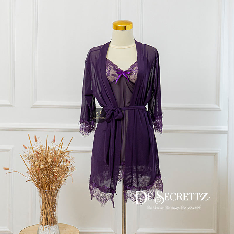 Blush Allure Set Daster Tracy + Gelang Lavender Harmony